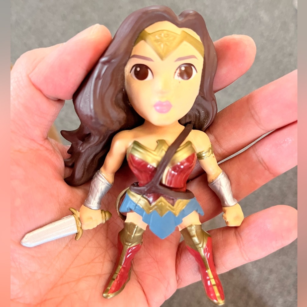 Wonder Woman Figure Die Cast Heavy Metal Marvel Rare New DC Comics M3 Model